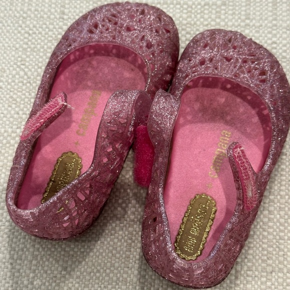 Mini Melissa Zig Zag - color Pink Candy Glitter - Picture 3 of 3